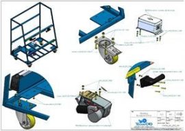 Design and development of industrial trolleys